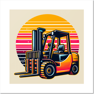 Forklift Posters and Art